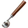 304 Grade Stainless Steel Coffee Scoop with Smooth Walnut Handle 15ml or 30ml Measuring Spoon for Pour Over and