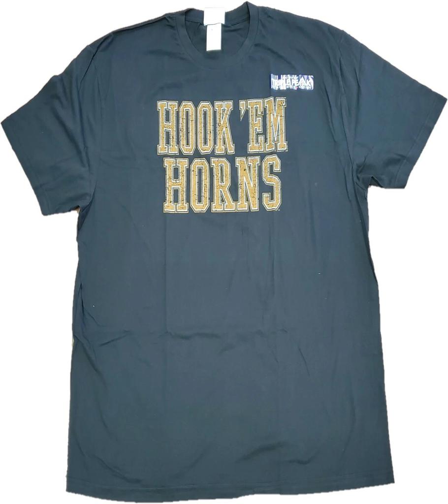 Texas Longhorns Distressed On For The Ages Mens Black T shirt by Majestic