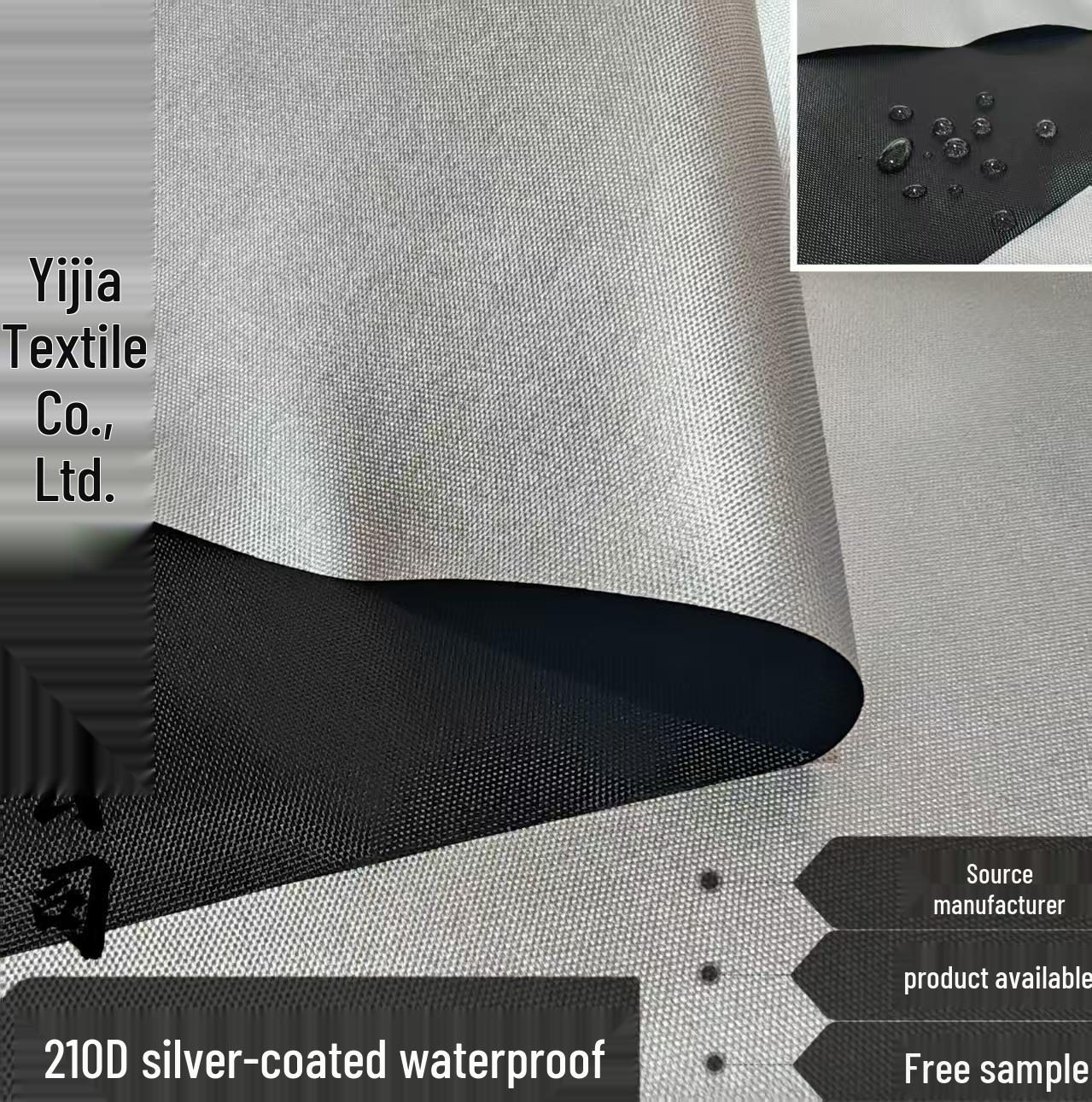 210D Silver-Coated Water-Repellent Car Tent Canopy, Outdoor Oxford Polyester Sun Protection Cover. 1.5m Width Silver-Coated Waterproof