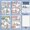 Happy Dog Cartoon Waterproof Notebook - Thick Cover, Soft Diary for Students
