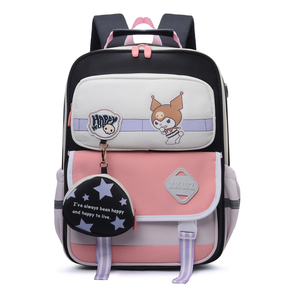 New Primary School School Bag To Reduce the Burden of Spine Protection Boys and Girls Large-capacity Backpack Children's Backpack