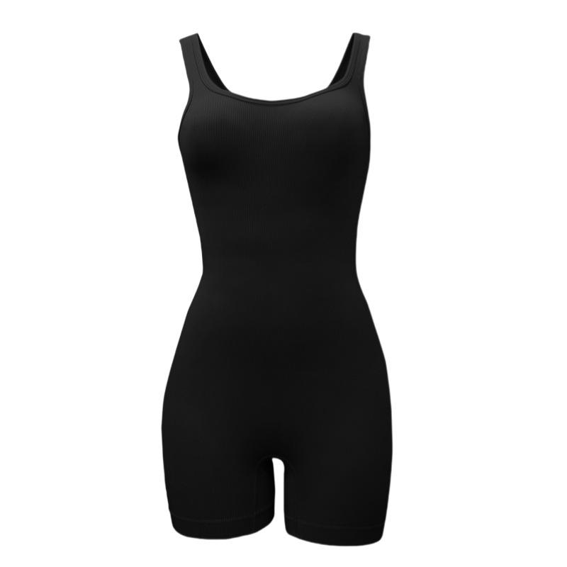 Outdoor Fitness Sports Inner Base Yoga Clothing Vest Style Jumpsuit Yoga Butt Lifting Pants for Women Hot Selling Body Shaping