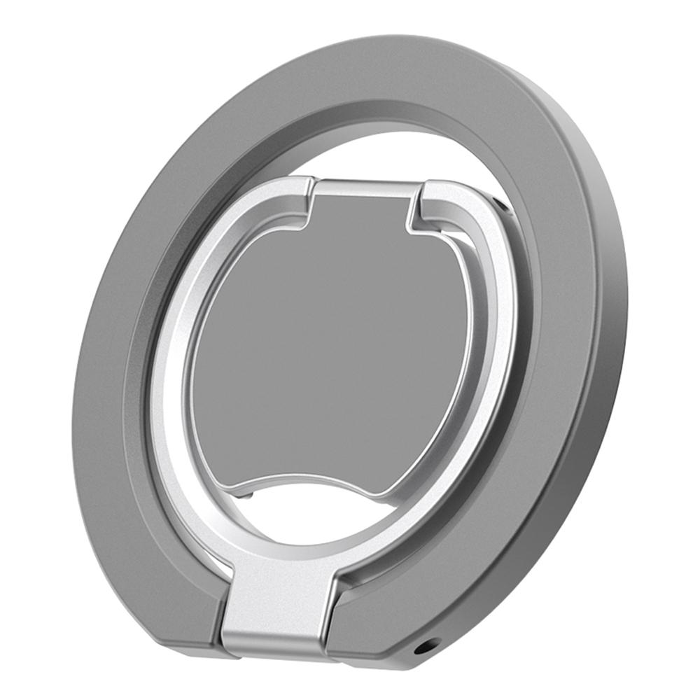Magnetic Phone Ring Holder Grip with Dual-Side Magnets Triple Folding Zinc Alloy Kickstand