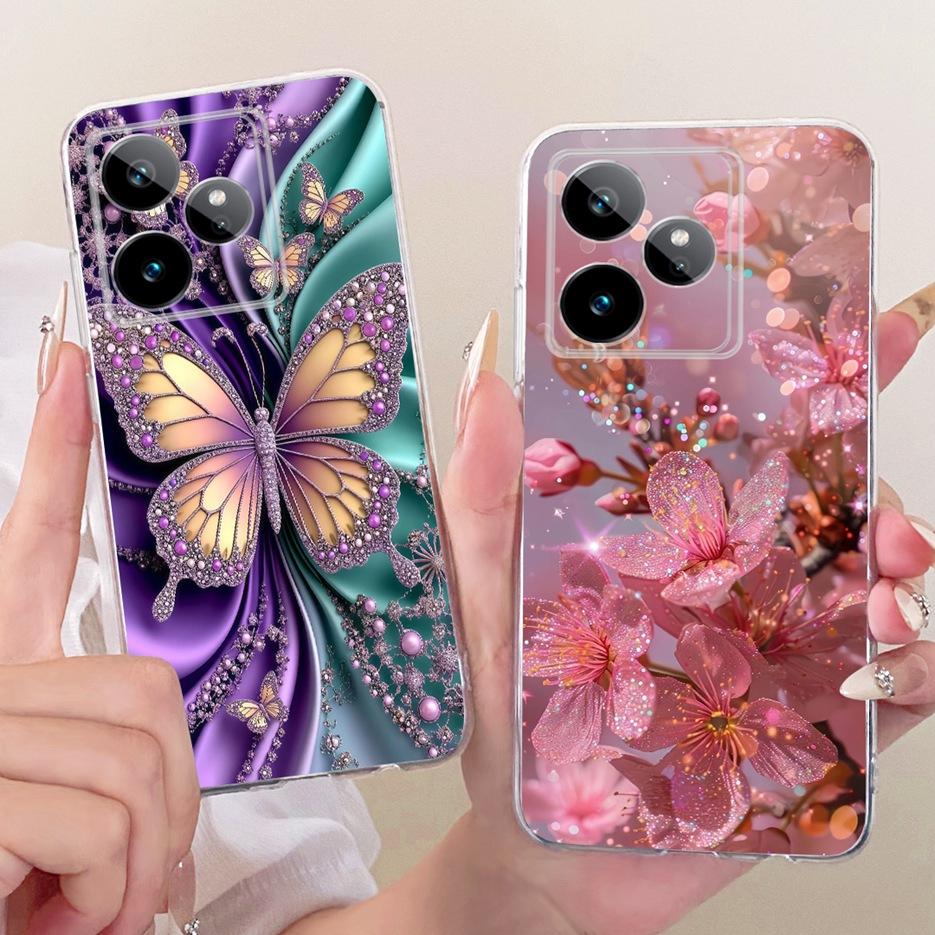 For Realme GT 7 GT7 T 5G Case RMX5061 Cute Lion Fashion Painted Cover Soft Silicone Phone Case For Realme GT 7 Pro GT7T 5G Shell