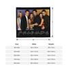 Friends TV Show American Blanket Cartoon Central Perk Flannel Throw Blankets Bedding Couch Personalised Soft Warm Bedspreads
