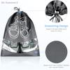 Portable Travel Shoe Bag, Waterproof Shoe Bag For Gym,Travel,Space-saving Dust-proof Storage Bag With Rope Non-woven Shoe Bag
