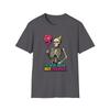 Unisex Softstyle T-Shirt Skeleton Party Hat Balloon Halloween Humor Fall