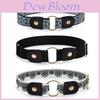 Fashionable Elastic Waist Belt For Women And Men With Metal Buckle For Casual And Office Wear