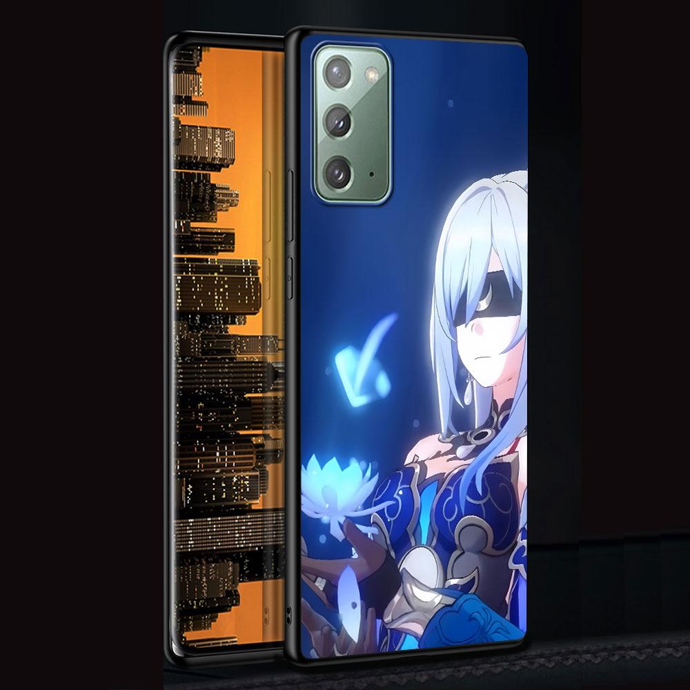 Husă Jing Liu Honkai Star Rail pentru Samsung Galaxy Note 10 Plus 20 Ultra 9 8 Husă de telefon TPU Negru Moale Funda Capa
