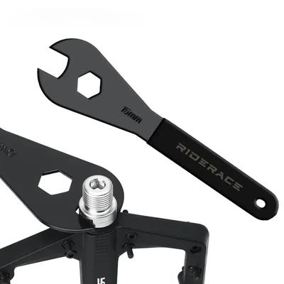 Fahrradpedalschlüssel 15mm Langlebig Für MTB Mountainbike Naben Einbau Ausbau Ausbau Schlüssel Rennradfahren Reparaturwerkzeuge