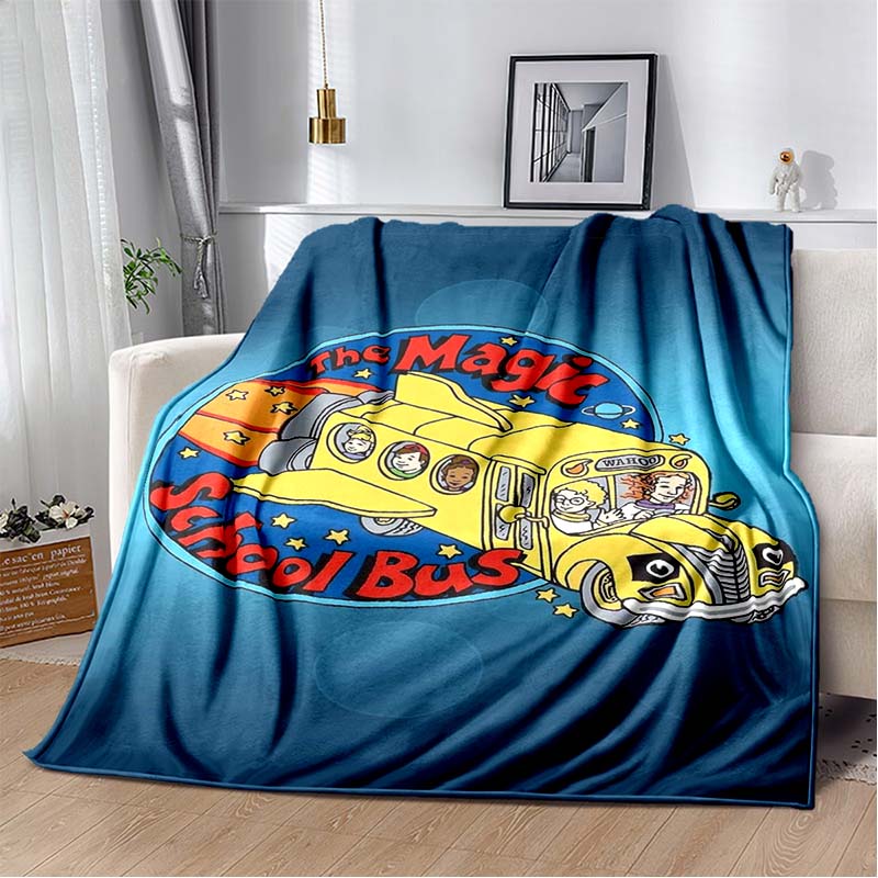 

The Magic School Bus Blanket,Rainbow Fish Blanket,Soft and Warm,Suitable for All Seasons,A Precious Gift for Sons,Daughters, Family,and Friends. 80cm x 120cm