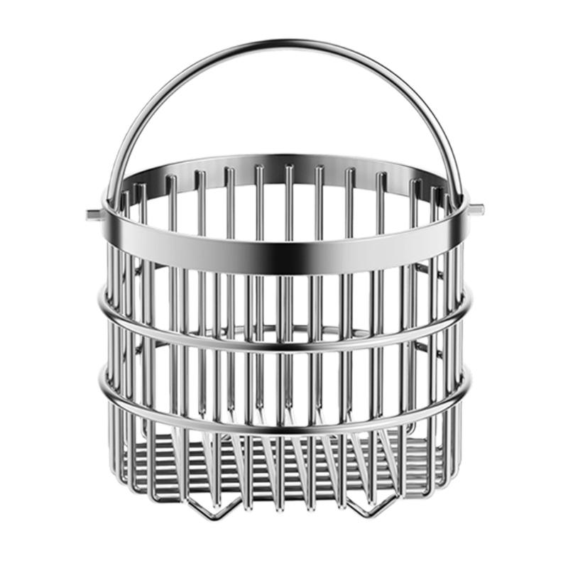 Multipurpose Stainless Steel Meshes Drainer Basket For Fruits Vegetables Snacks Utensils Kitchens Dining Room Organization