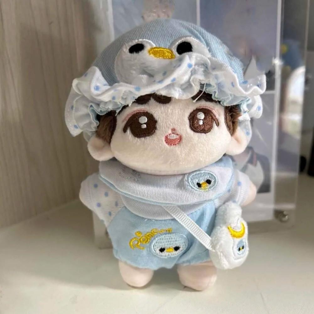 1 set Baby Bottle Cotton Doll's Clothes Set Cartoon 10cm Doll Clothes  Doll Accessories