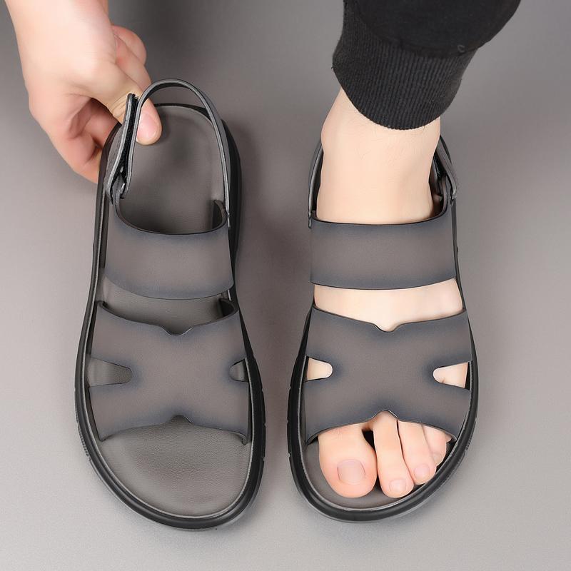 Fashion Men's Summer Comfortable Beach Sandals Non-Slip Water Shoes Soft Sole Outdoor Sport Slide Sandals Luxury Brand Male Slippers