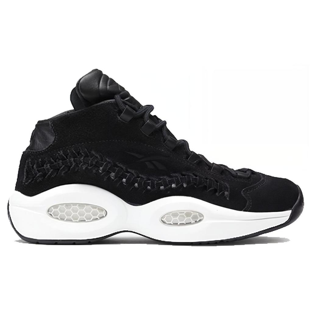 Reebok Question Mid Hall Of Fame Black Braid V72718