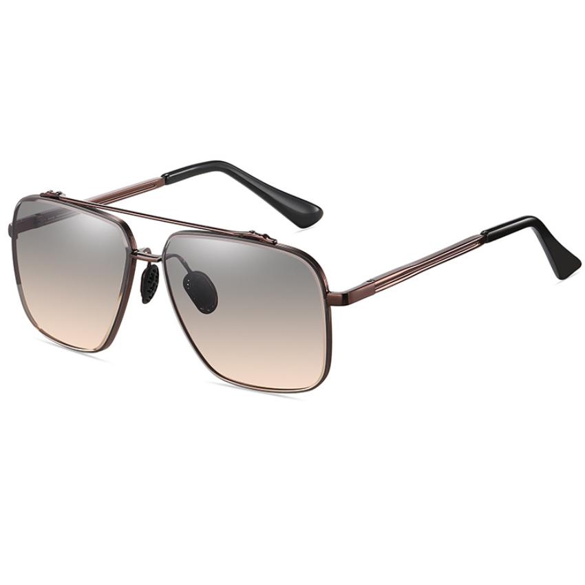 

Новые модные солнцезащитные очки-авиаторы для мужчин, винтажные градиентные очки от солнца с большой оправой, женские, роскошный бренд, металлические очки