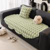 Special-Shaped Irregular Sofa Cushion Autumn And Winter Thickened Plush Straight-Breasted Leather Sofa Seat Cushion  New High-End Cover Cloth