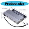 Multiport 7 In 1 Docking Station with HDMI2.0 USB C and Gigabit Ethernet Supports for ROG/X/SteamDeck