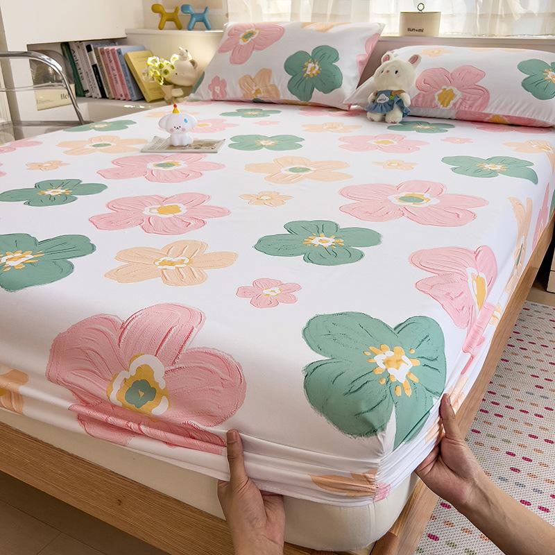 Superweich, Hautfreundliches Spannbettlaken, Einteiliger Matratzenschoner für Studentenwohnheim, Bettbezug, Waschbares Spannbettlaken für zu Hause