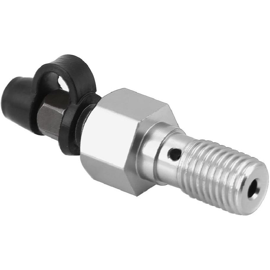M10x1.25mm Motorcykel Bromscylinder Bromsok Luftningsskruv Banjobult Dammskydd