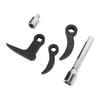 Crowbar Adapter Heads 1 2 and 3 8 Star with Sawtooth 1 2 Square L Type Pry Bar Adaptor Head Half Shaft Removal Tools