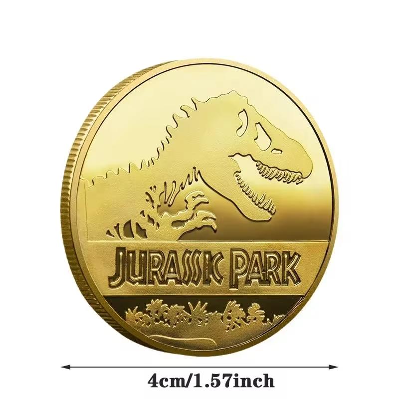 Jurassic Park Dinosaur Commemorative Coins - Replicas, Medals, Badges & Collectible Decorative Coins