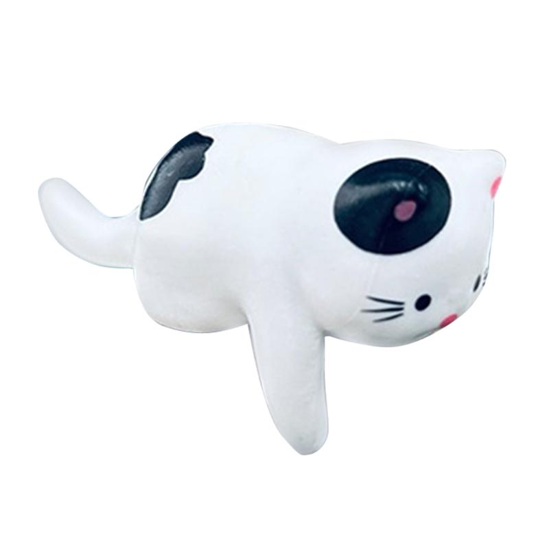 

Аквариумные украшения FishTank Ландшафтный дизайн Забор Вешалка Статуэтки Аксессуары Изысканный мультяшный мурлыкающий кот Орнамент