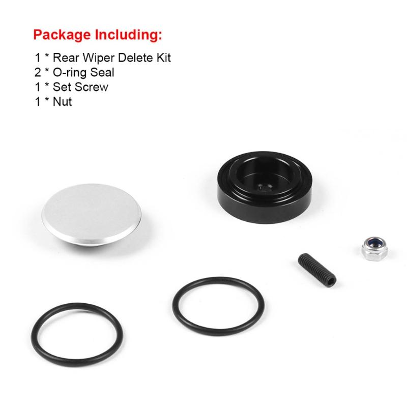 Competitive Car Rear Wiper Deletes Kit Plugs Caps for Hatchback 2004-2009 EP3