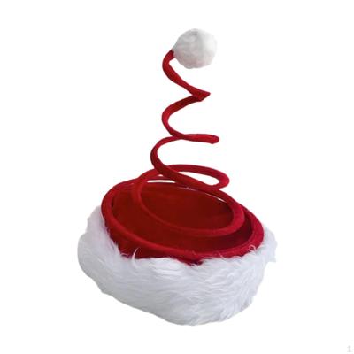 Christmas Feather Hat, Funny Santa Claus Hat for Cosplay Party