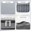 KX4B Sunglasses Organiser Multiple Eyeglasses Storage Bag Glasses Holder With Expandable Slots For Travel And Daily Use