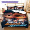 Octonauts Power Bedding Quilt Set Quilt Cover Pillowcase Home Decoration Birthday Gift (1 * duvet cover + 2 * pillowcase, without core)