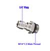 14mm To 1/4 Quick Release Connector - Pressure Washer Sprayer Snow Foam Lance Bottle Adapter Part