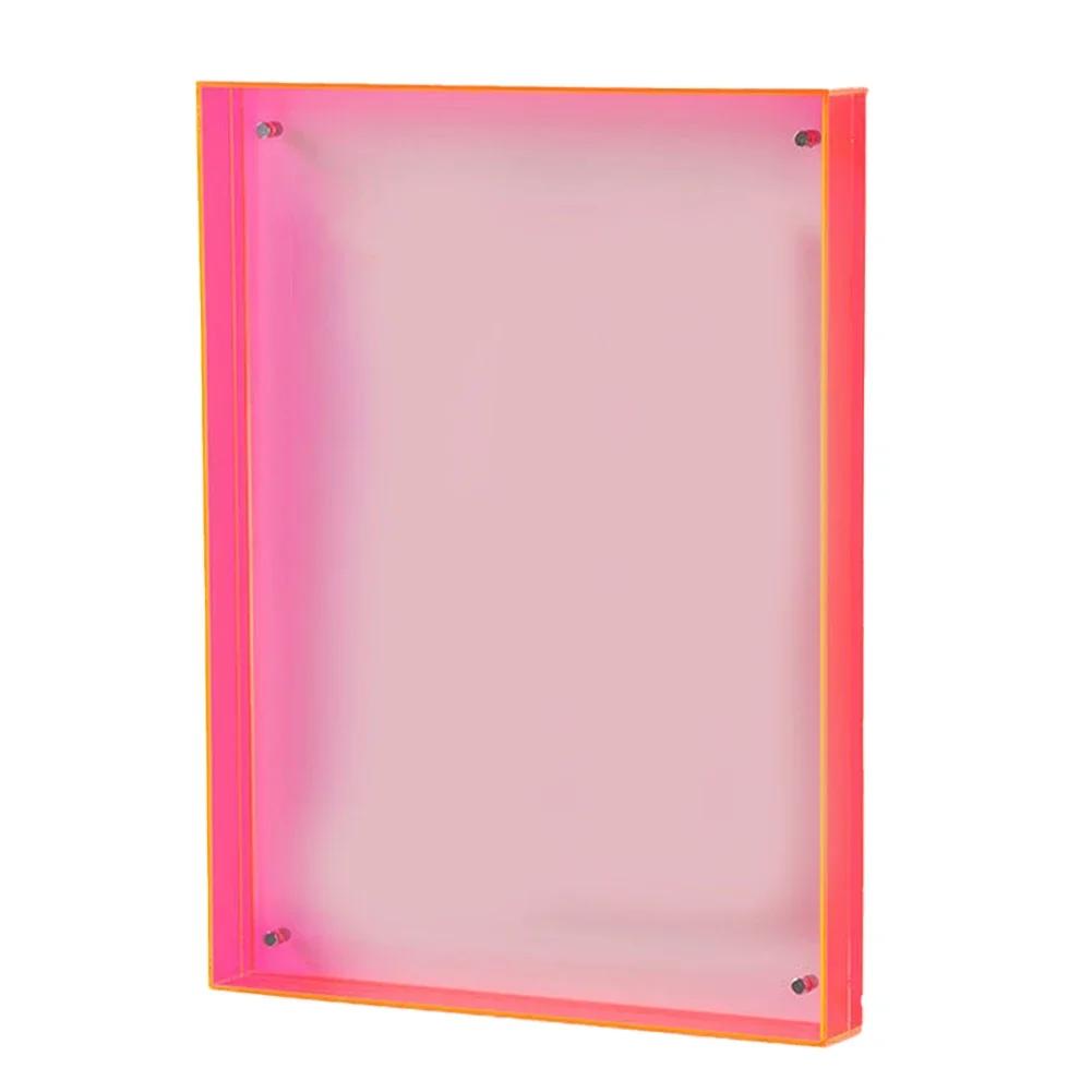 Tabletop Display Acrylic Picture Frame DIY Frame Auxiliary Installation Tools Clear Acrylic Material Elegant Design