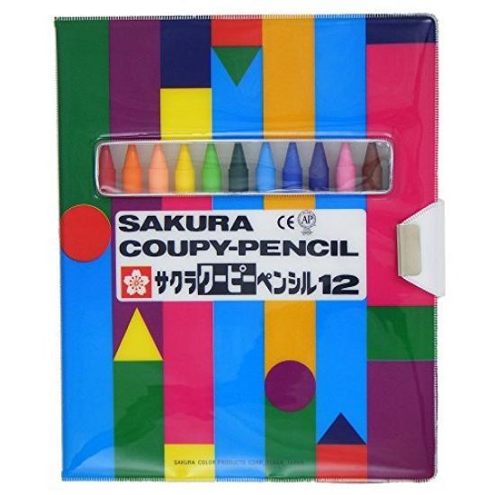 

Олівець для купі Sakura Crepus 12 кольорів, м який, FY12R1 00051043 купити набір (з корпусом) [Набір 3]