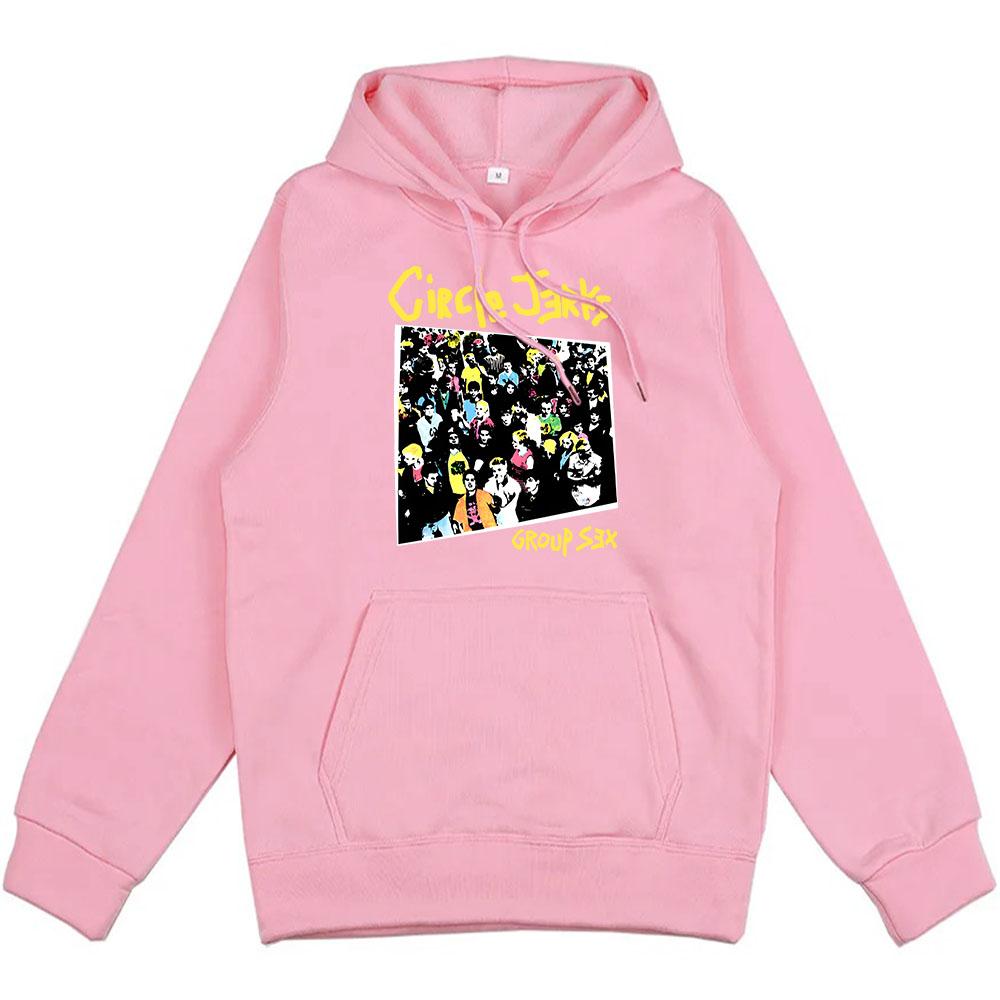 Heavy Mental Fashion Graphic Hoodies Circle Jerks Punk Rock Band Sweatshirts Winter Long Sleeve Hooded Mens Clothes
