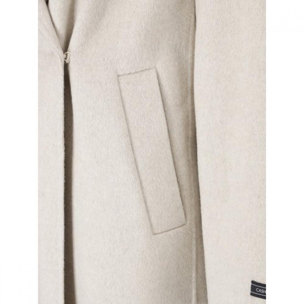 Gürtelter Handgemachter Langer Mantel C254msg176