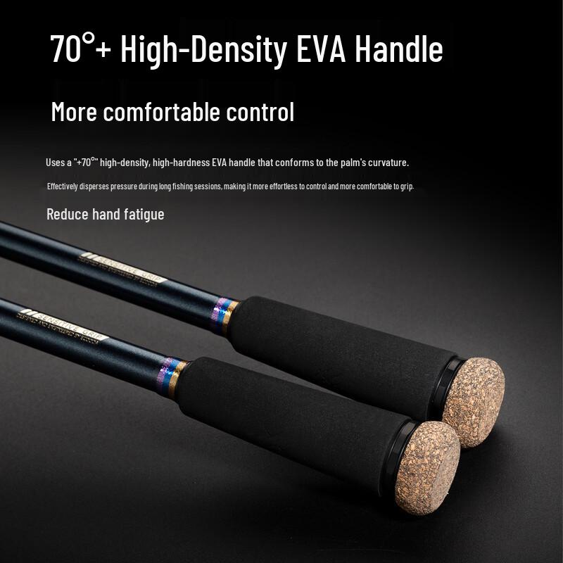 ECOODA Long Flame Lightweight Carbon Boat Fishing Rod