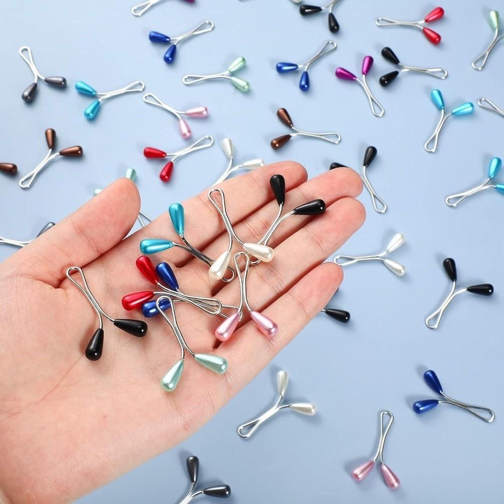 Multifunctional Head Scarf Fixing Clip Portable Decorative T-shirt Brooch Gifts U-shaped Clips