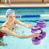 1/2 Stück Wassersport Hanteln Wasser-Workouts Einfach zu greifende Schaumstoff Hanteln Hochdichte EVA Fitness Hanteln