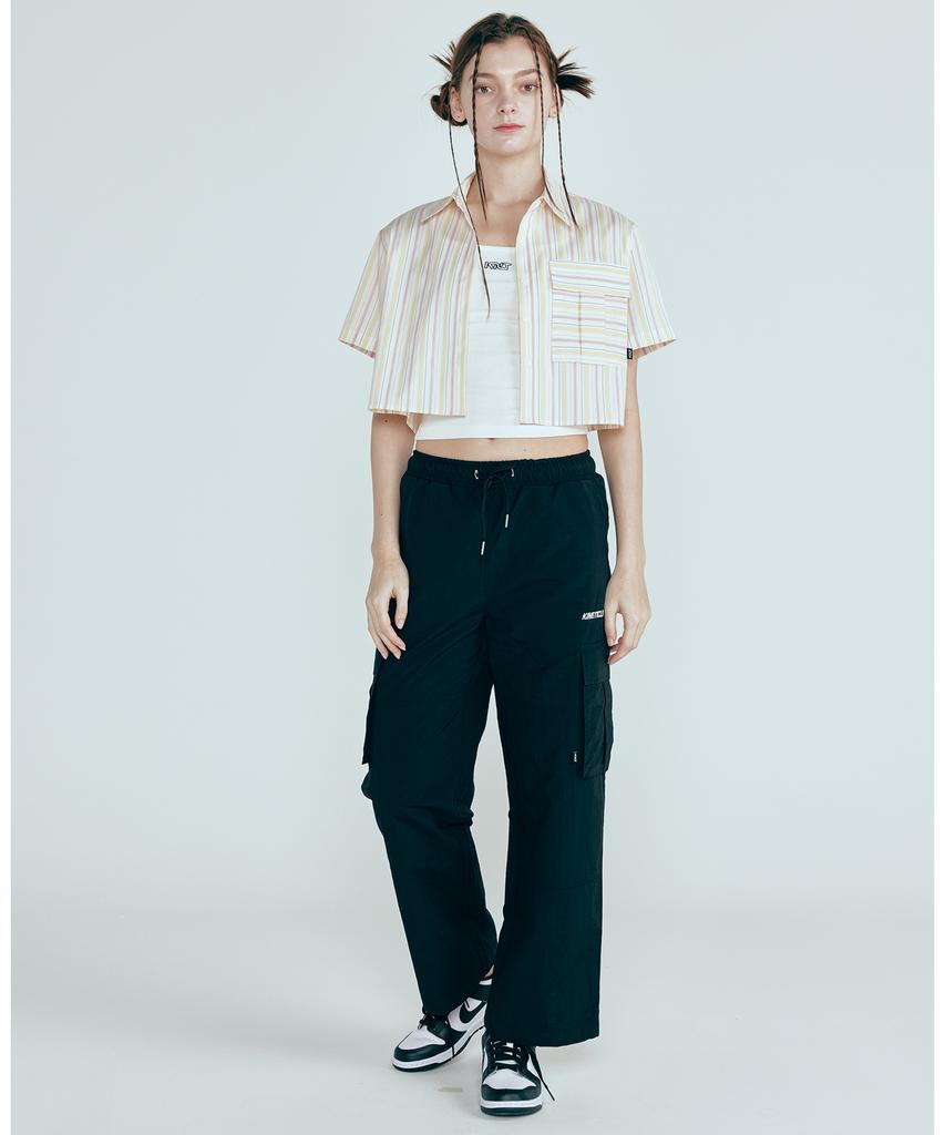 Kinetikeullo Nylon Cargo Pants (Black)