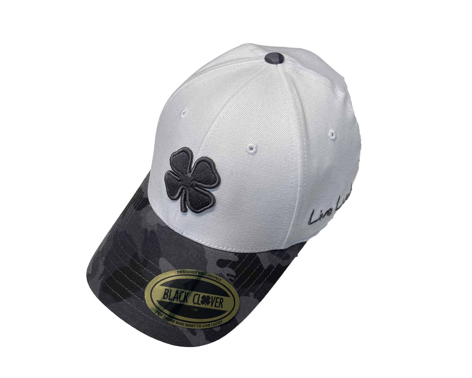

Black Clover PATRIOT 5 Cap in CHARCOAL/WHITE/CAMO