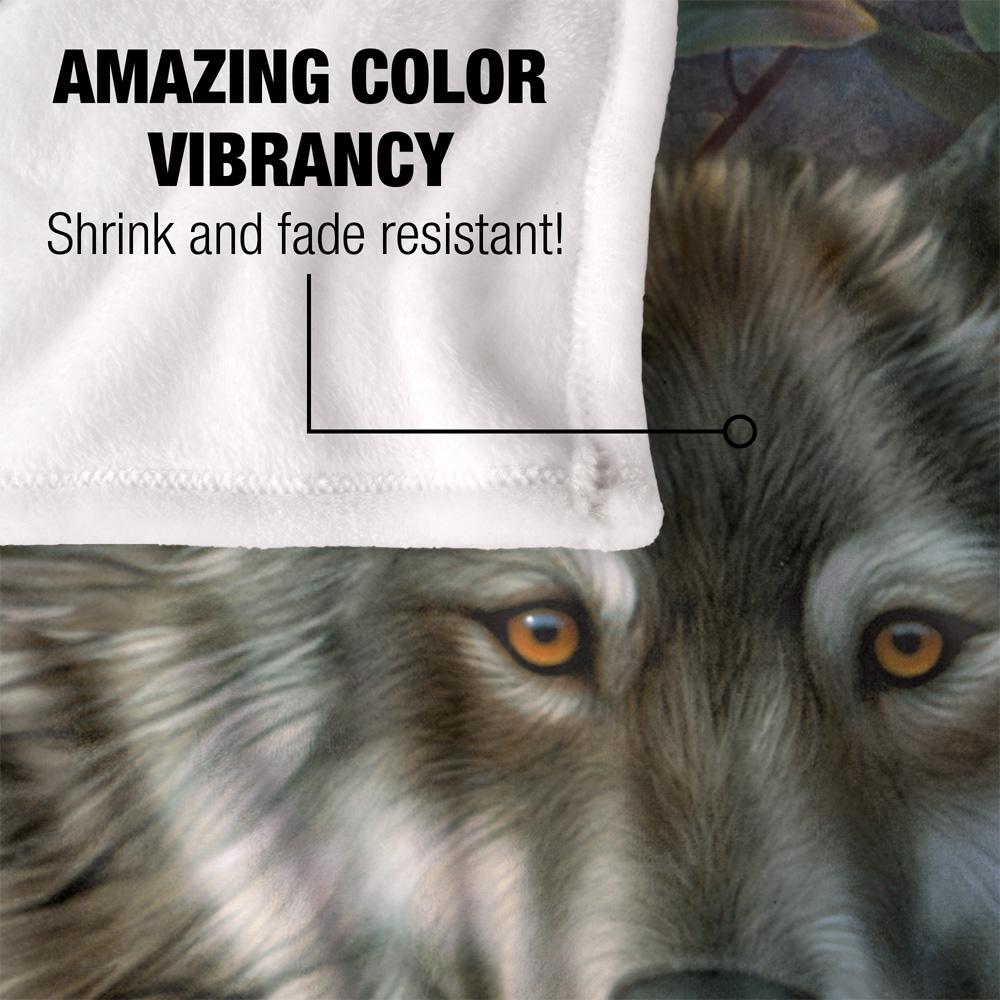 JQ Licensing Silky Wolf Supersoft Blanket