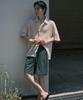 Terry Cloth Boxer Fit Shorts [Deep Green]