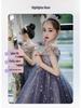 2025 Summer New Style Girls' Puffy Yarn Fashionable Wedding Runway Host Formal Dress