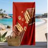 Kit Kat Telo da Spiaggia Asciugatura Rapida Super Assorbente Morbido Leggero Asciugamano da Bagno per Piscina Viaggi Estivi