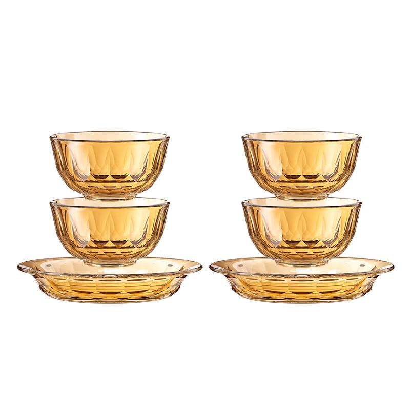 Набор столовой посуды LOCK&LOCK Crystal Amber из 6 предметов