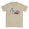 Vintage T-Shirt Strand Regular Show Mode T-Shirts 100% Baumwolle T-Shirt für Herren Y2K Basic Lockere Kurzarm-T-Shirts