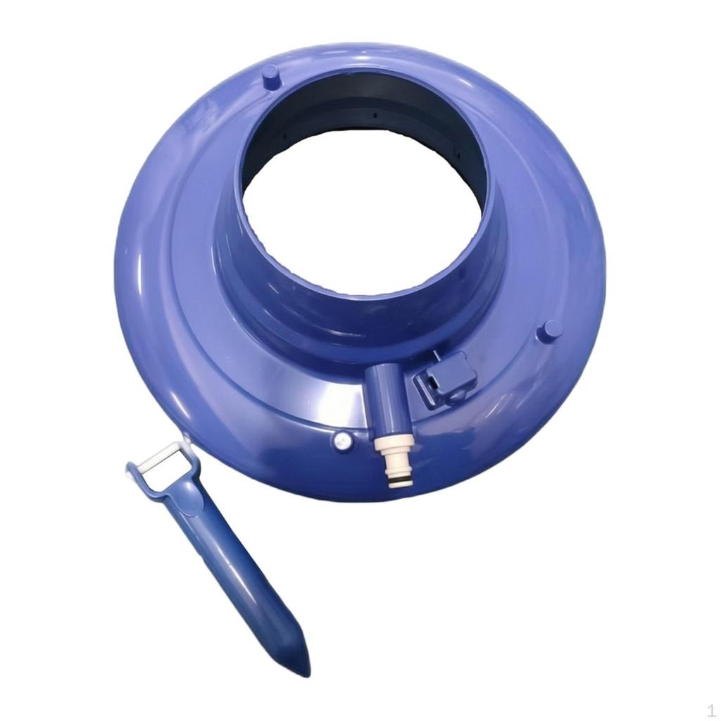 Pool Vacuum Head with Pole Handle Protection Brush Strips Soft