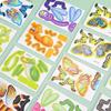 50pcs 3D Cartoon Car Paper Jigsaw Puzzle Construction Truck Toys Kids Birthday Party Favors Gift for Children Early Education
