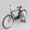 Retro Bicycles Model Ornament Nostalgic Design Miniature Bike Figurine for Living Room Bookcase and Desktop Decoration